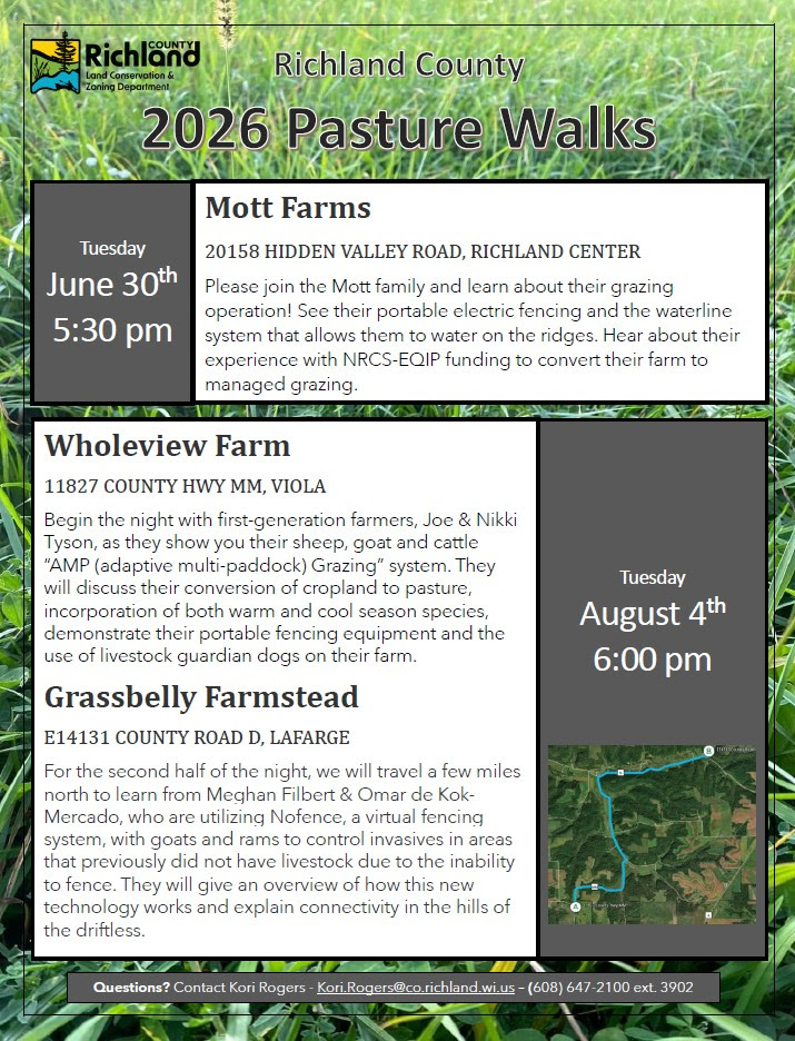 Richland County Pasture Walks